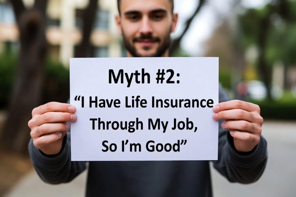 Myth #2: "I Have Life Insurance Through My Job, So I'm Good